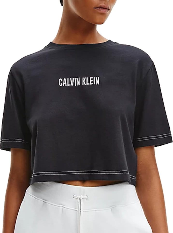 T-shirt Calvin Klein Calvin Klein Open Back Cropped T-Shirt