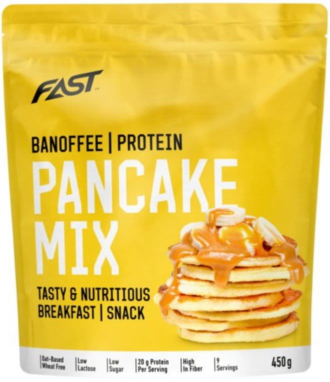 Proteinpannkakor FAST PRO PANCAKE MIX 450G - banana-toffee