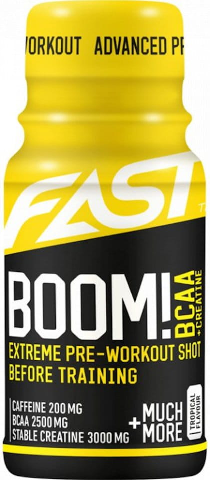 Estimulantes previos al entrenamiento FAST FAST Boom! BCAA 60 ml tropical