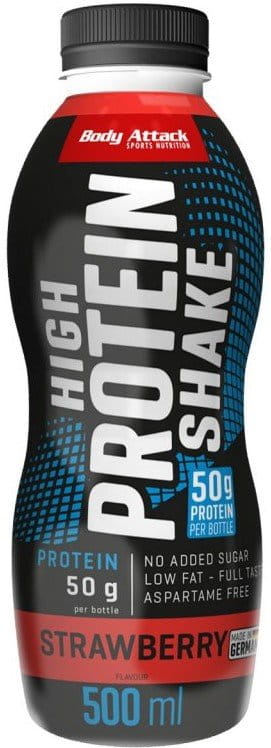 Protein mjölkdryck Body Attack High Protein Shake 500 ml