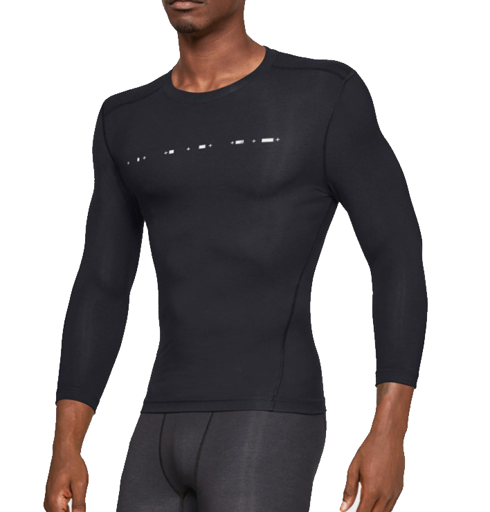 Långärmad T-shirt Under Armour Recovery Compression 3/4 Sleeve-BLK