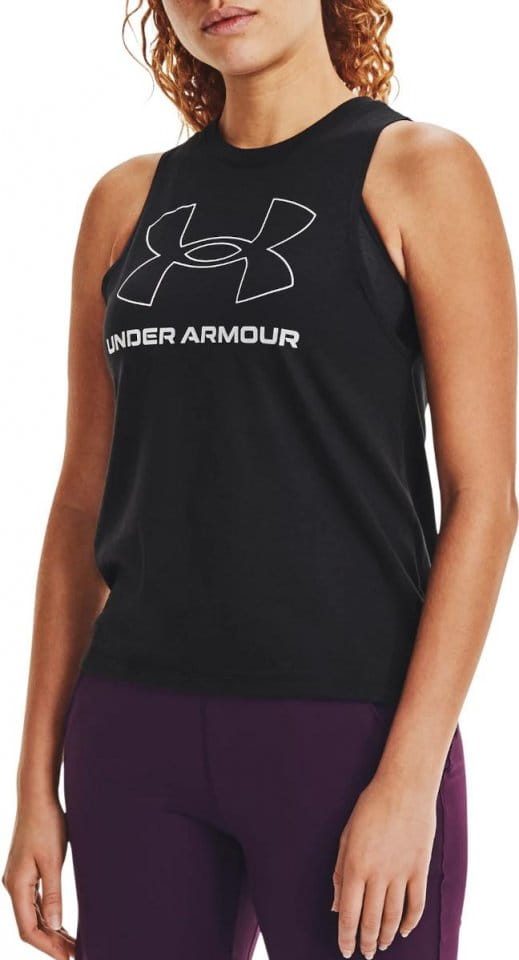 Linne Under Armour Live Sportstyle Graphic Tank-BLK