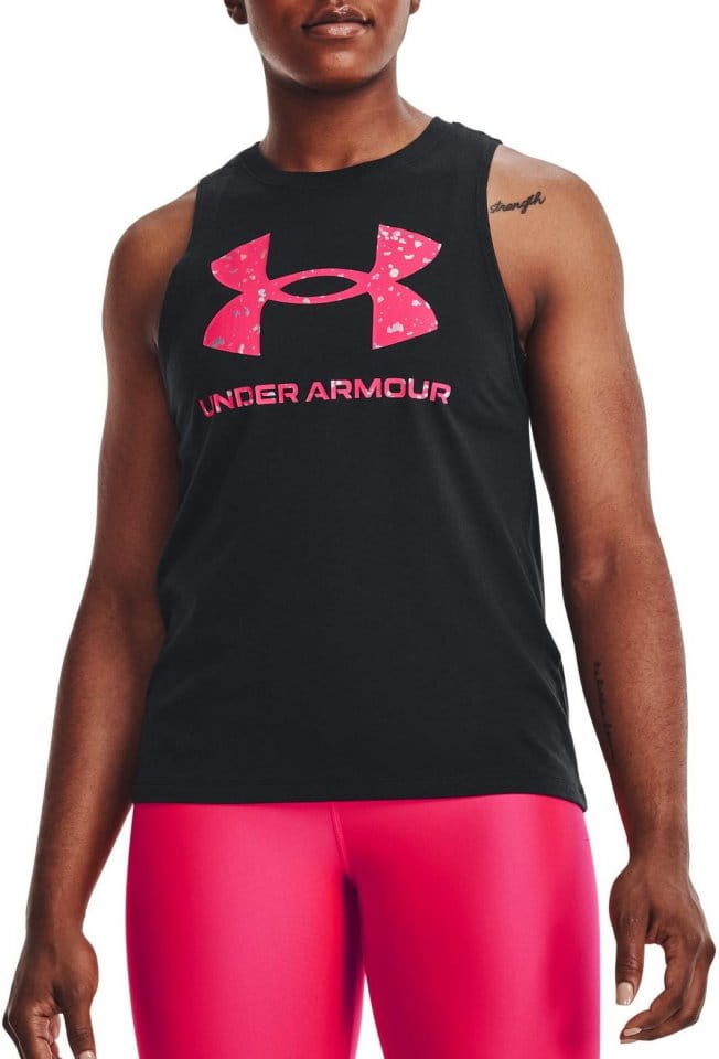 Linne Under Armour Live Sportstyle Graphic Tank-BLK