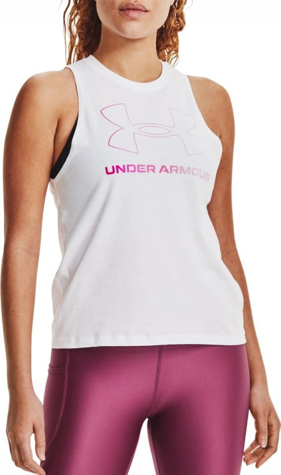 Linne Under Armour Live Sportstyle Graphic Tank-WHT