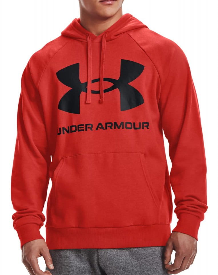 Sweatshirt med huva Under Armour UA Rival Fleece Big Logo HD-ORG