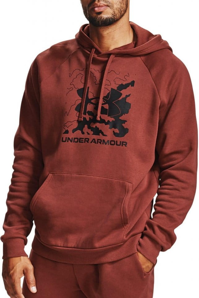 Sweatshirt med huva Under Armour UA Rival Fleece Box Logo HD