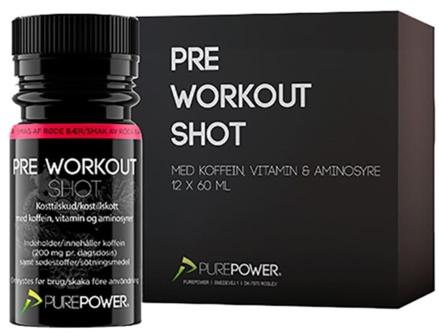 Dryck Pure Power Pre Workout Shot 60 ml