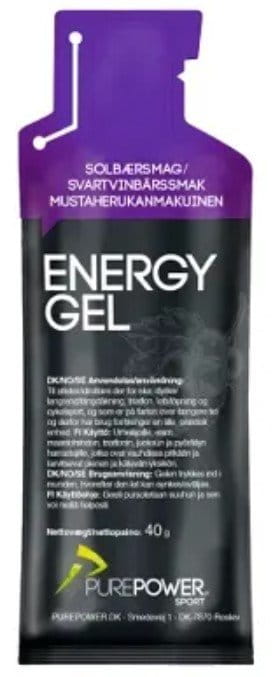 Energigeler Pure Power Energy Gel Blackcurrants 40 g