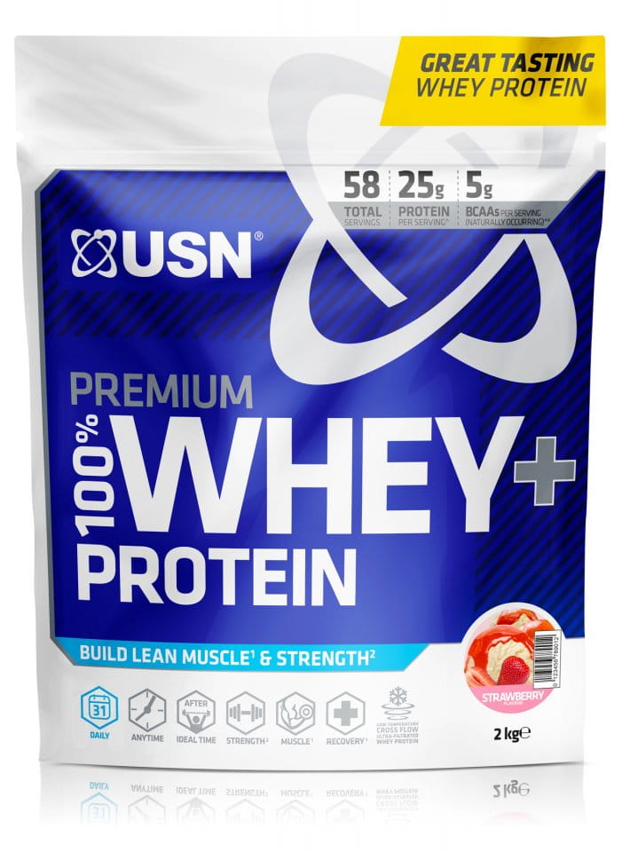 Vassleproteinpulver USN 100% Premium 2kg wheytella