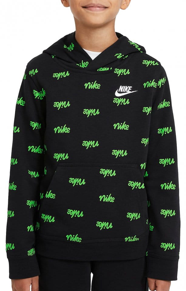 Sweatshirt med huva Nike NSW Script