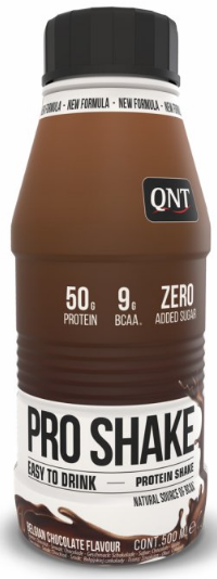 Proteindrycker och shakes QNT PRO SHAKE (50g protein & Low Sugar) 500 ml Belgian Chocolate